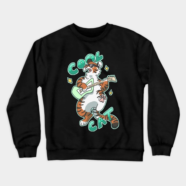 Cool Tiger Crewneck Sweatshirt by goccart